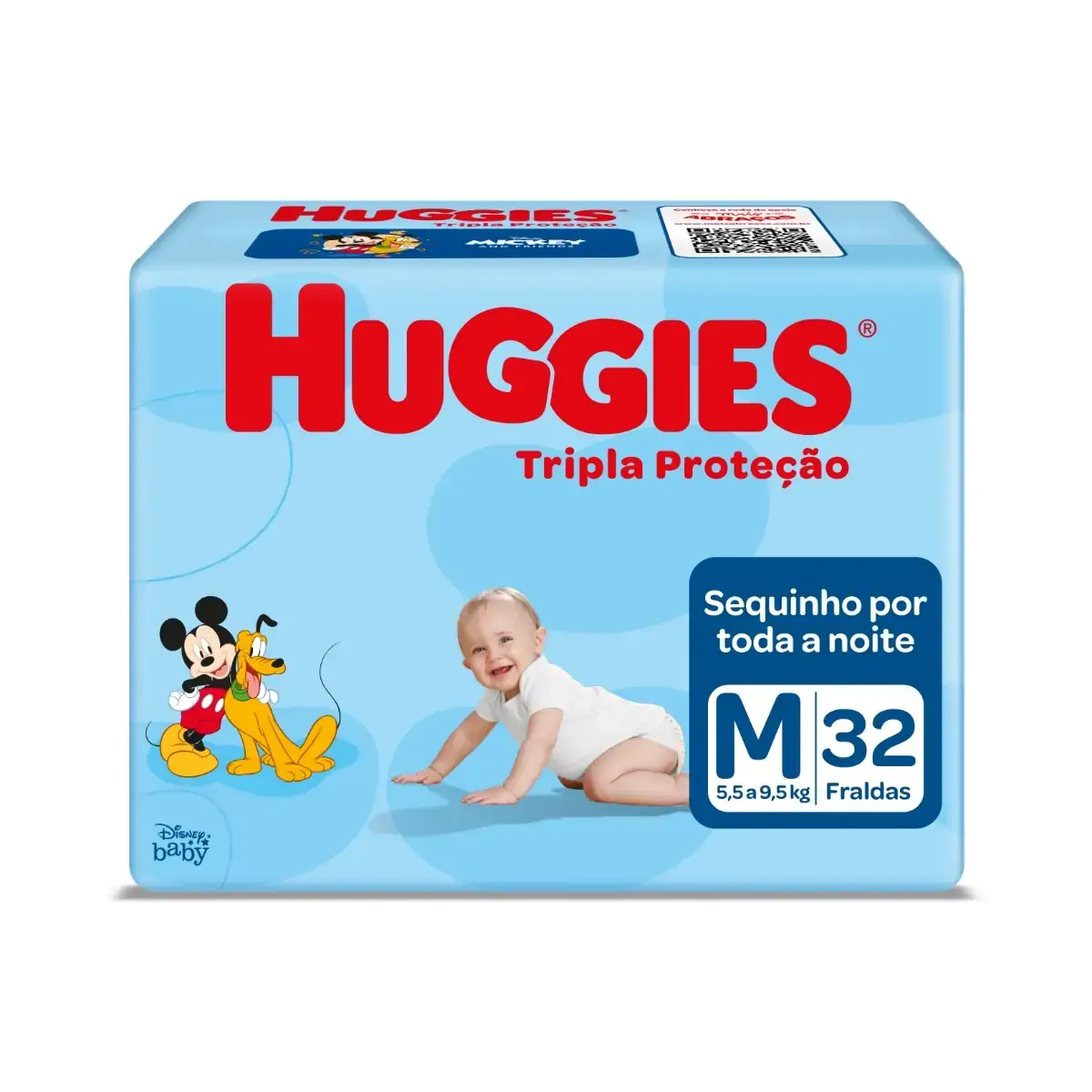 Fralda HUGGIES Tripla Proteção M 32 Unidades
