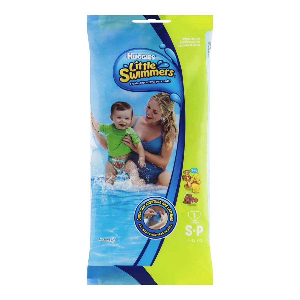 Fralda Descartável Infantil Praia Piscina Huggies Little Swimmers P