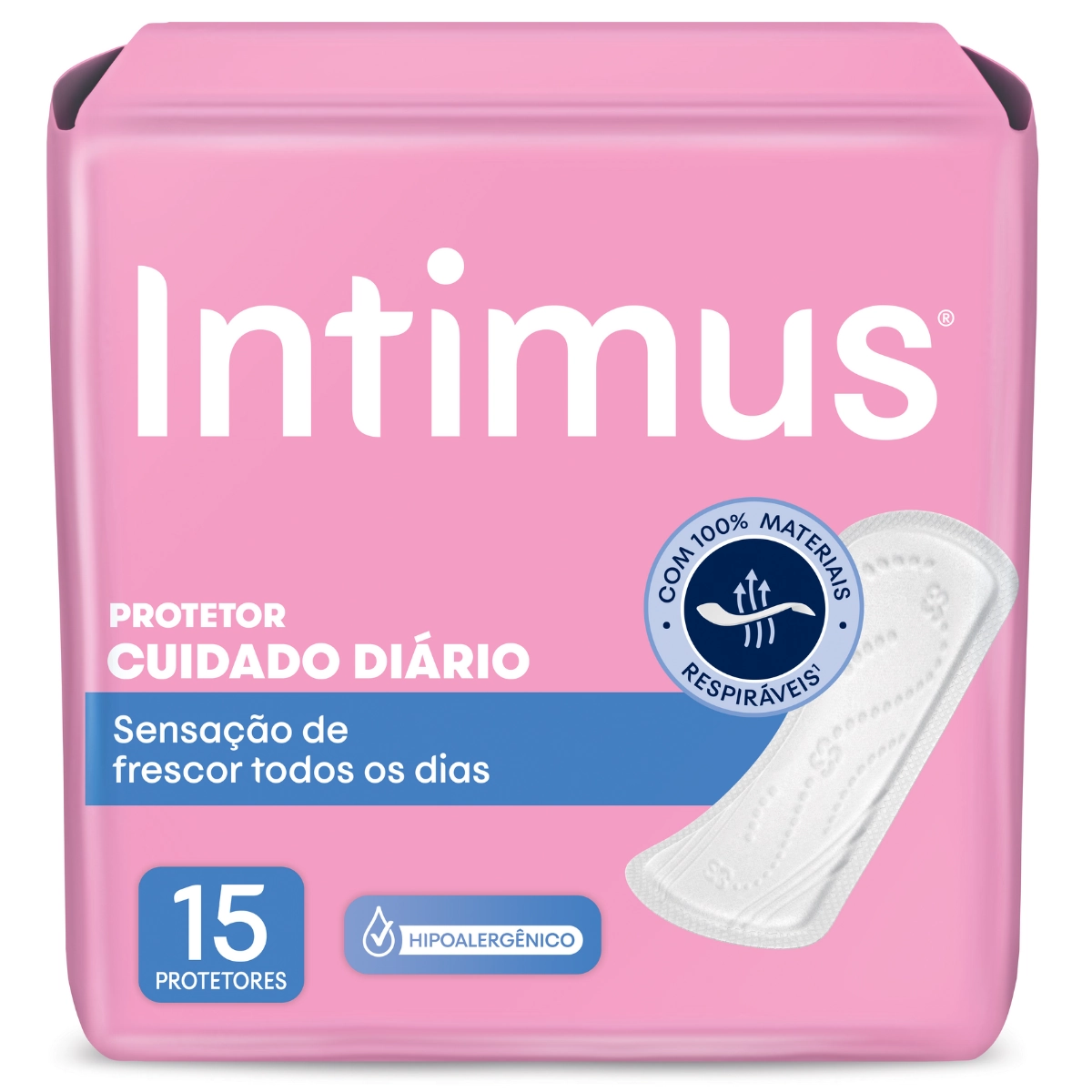 Protetor Diário Intimus sem Perfume 15 Unidades