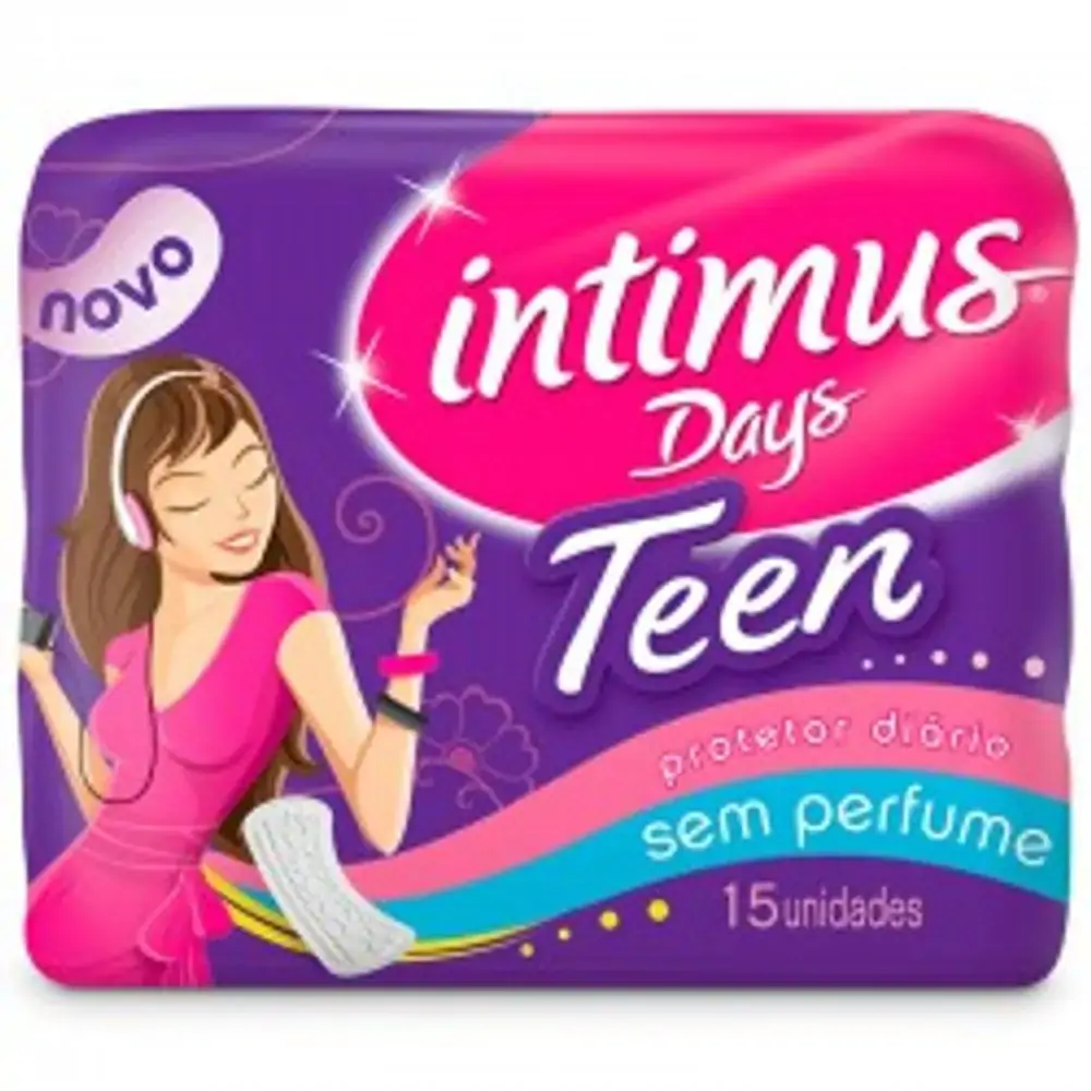 Absorvente Intimus Days Prot Teen S/abas 12x15unidade