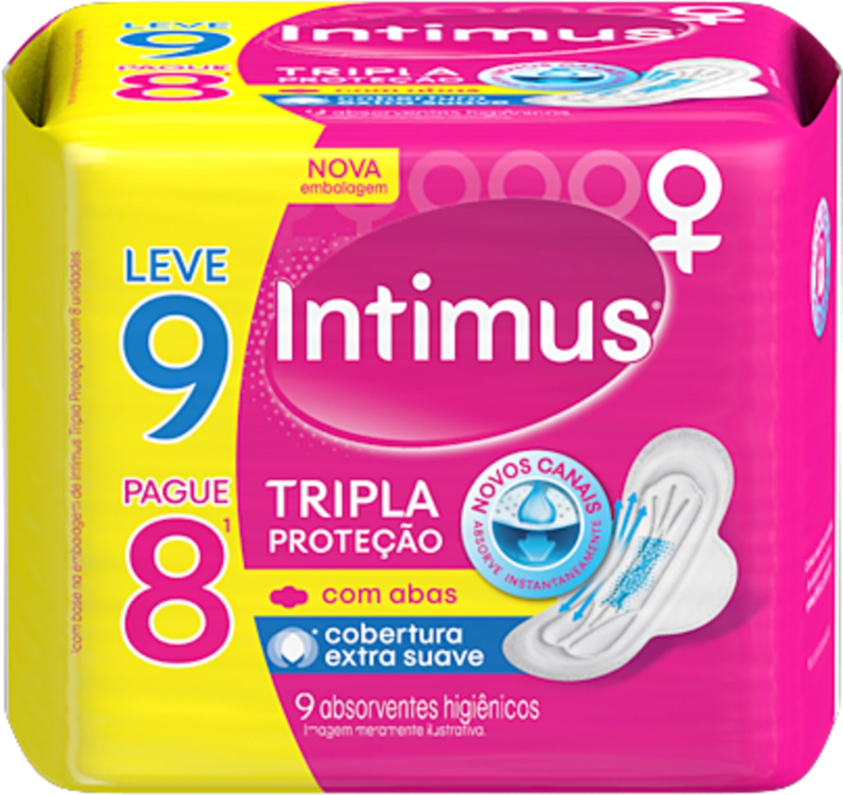 Absorvente Intimus Basico C/a 8