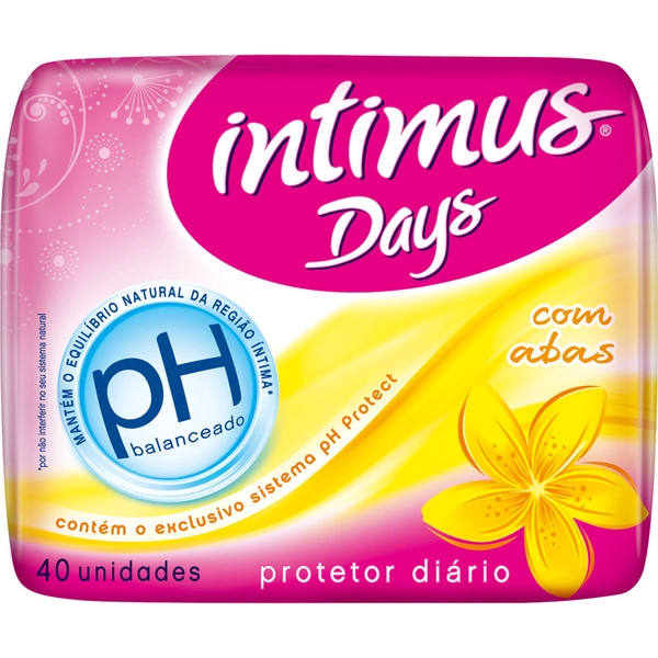 Protetor Diário Sem Abas Intimus Days C/40 Deco Box Perfumado Unit