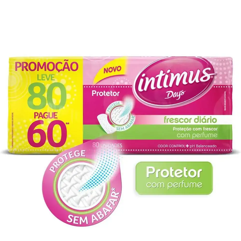 Prot Intimus Days Normal S/abas C/perfume C/80