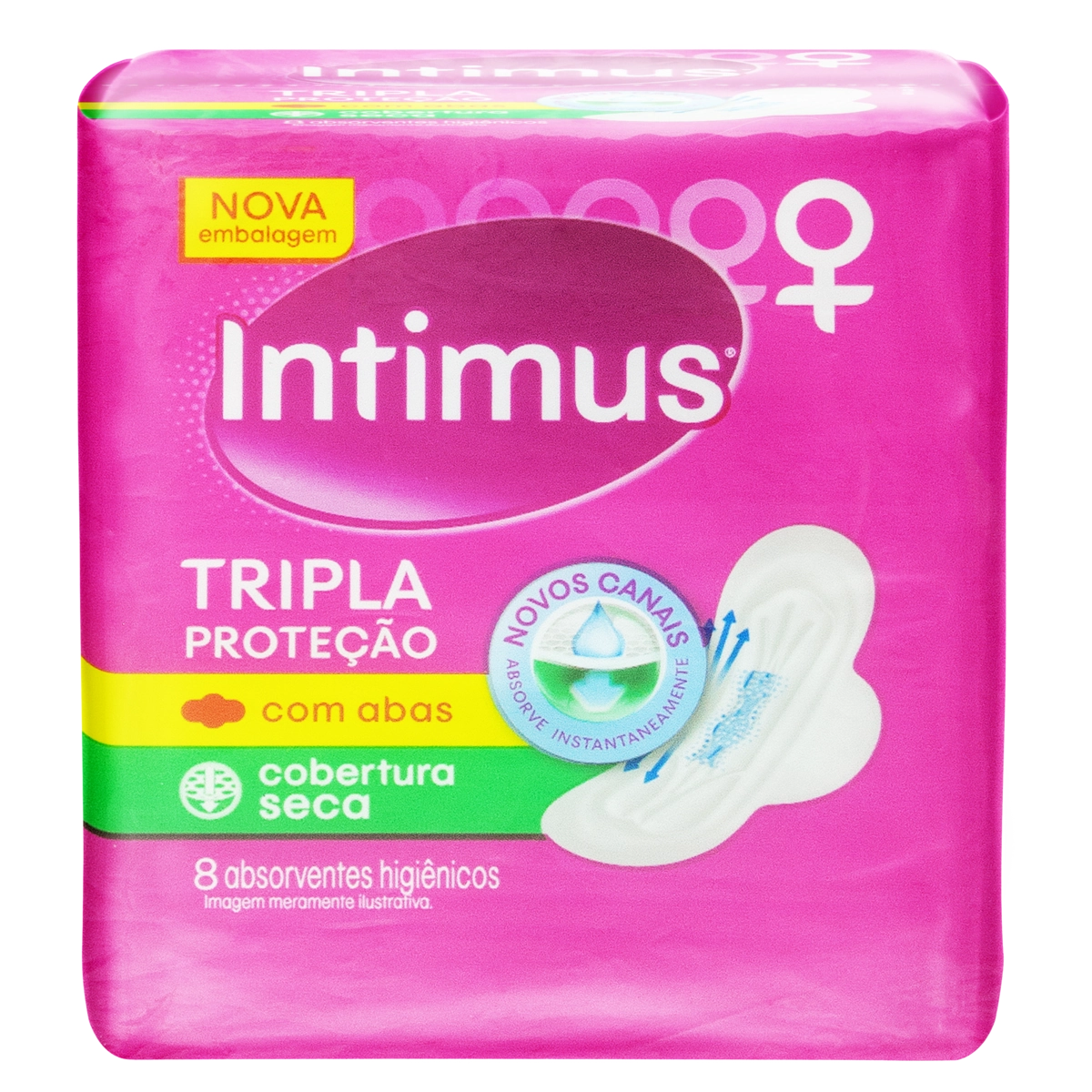 Absorvente.intimus Gel C/abas