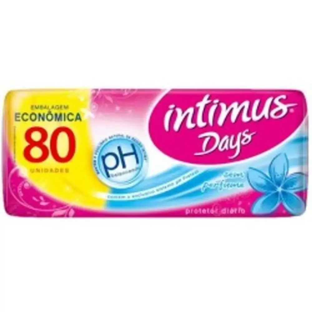 Intimus Days Protetor Diário Sem Perfume Sem Abas 80 Unidades