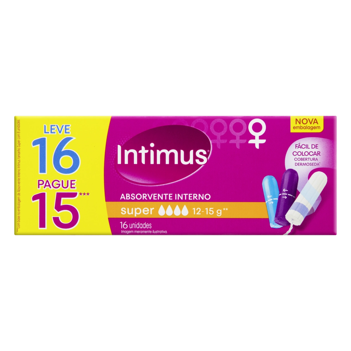 Interno Intimus Dermoseda Leve 16 E Pague 15 Super 16 Unidades