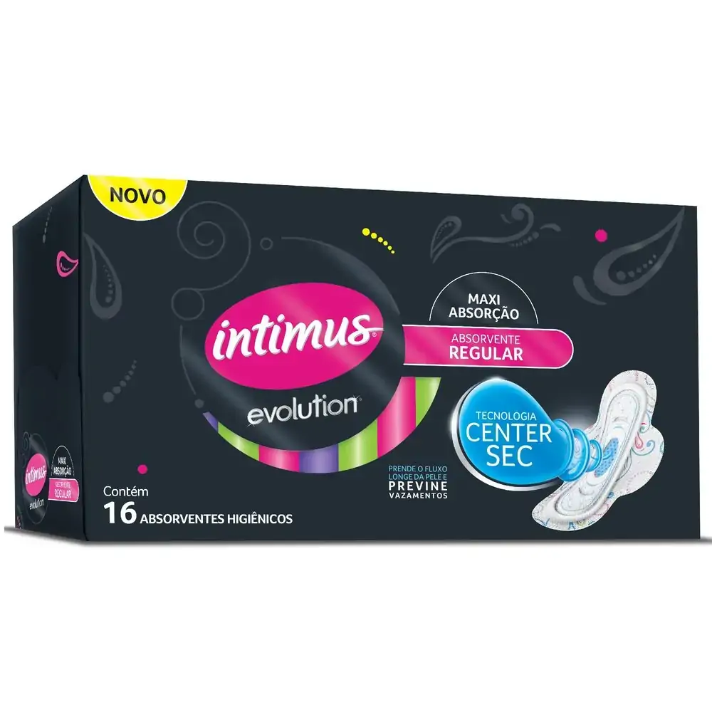 Intimus Evolution Regular Com Abas 16 Unidades