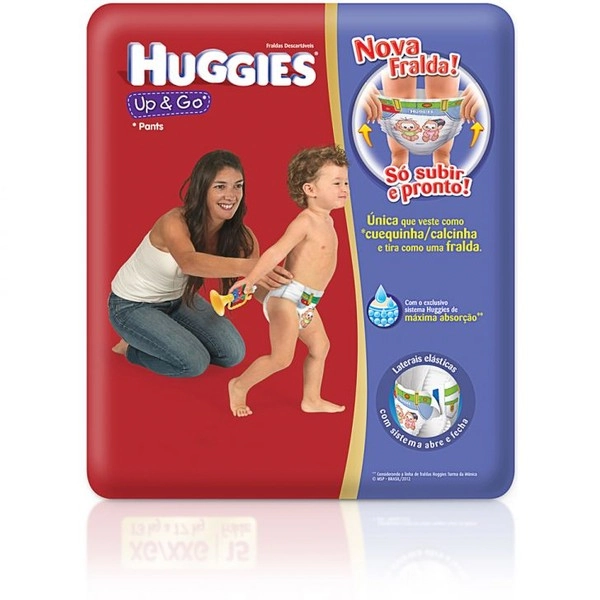 Huggies Up And Go Xg Descartável 15 Unidades