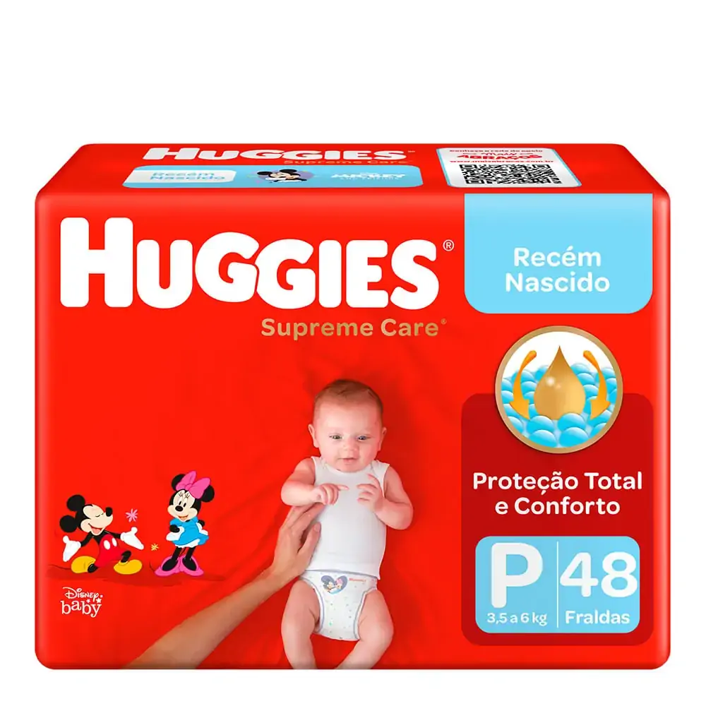 Fraldas Descartáveis Huggies Turma Da Mônica Supreme Care