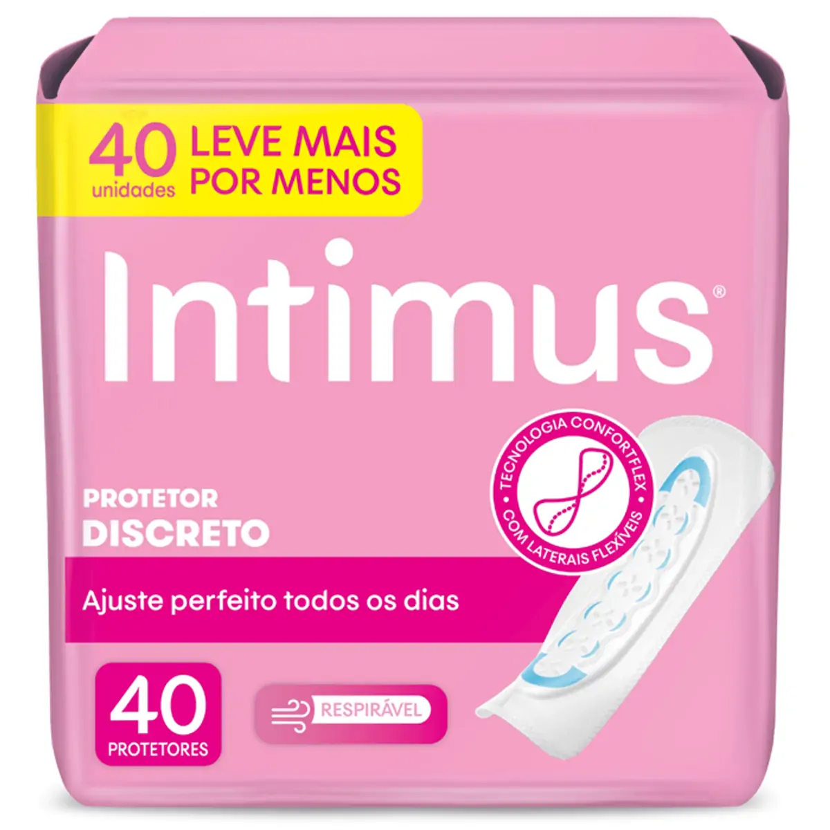 Protetor Diário Discreto Ultrafino Intimus 40 Unidades