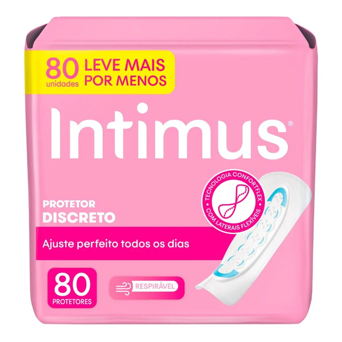 Protetor Diário Discreto Ultrafino Intimus 60 Unidades