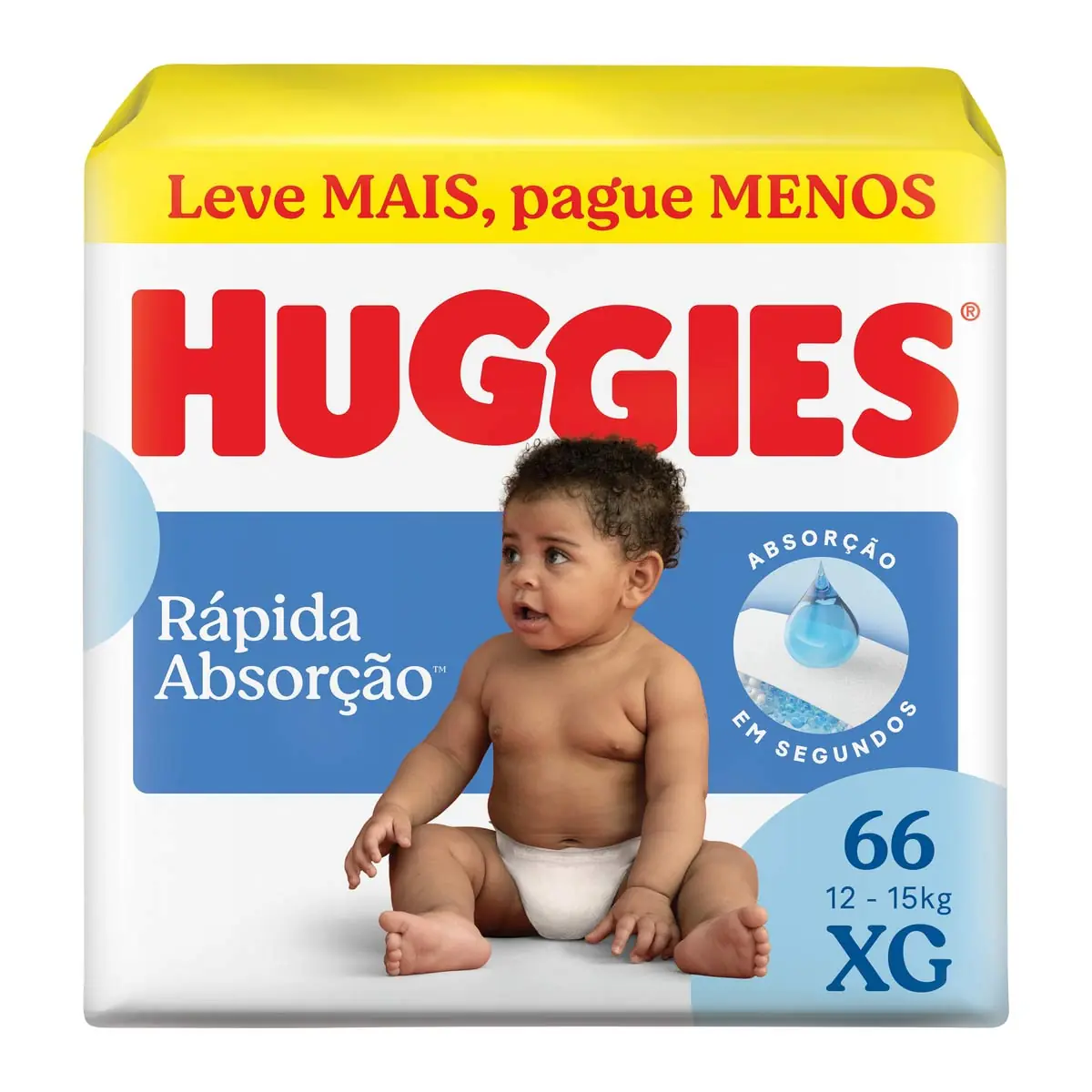 Fralda Huggies Tripla Proteção XG - 66 fraldas