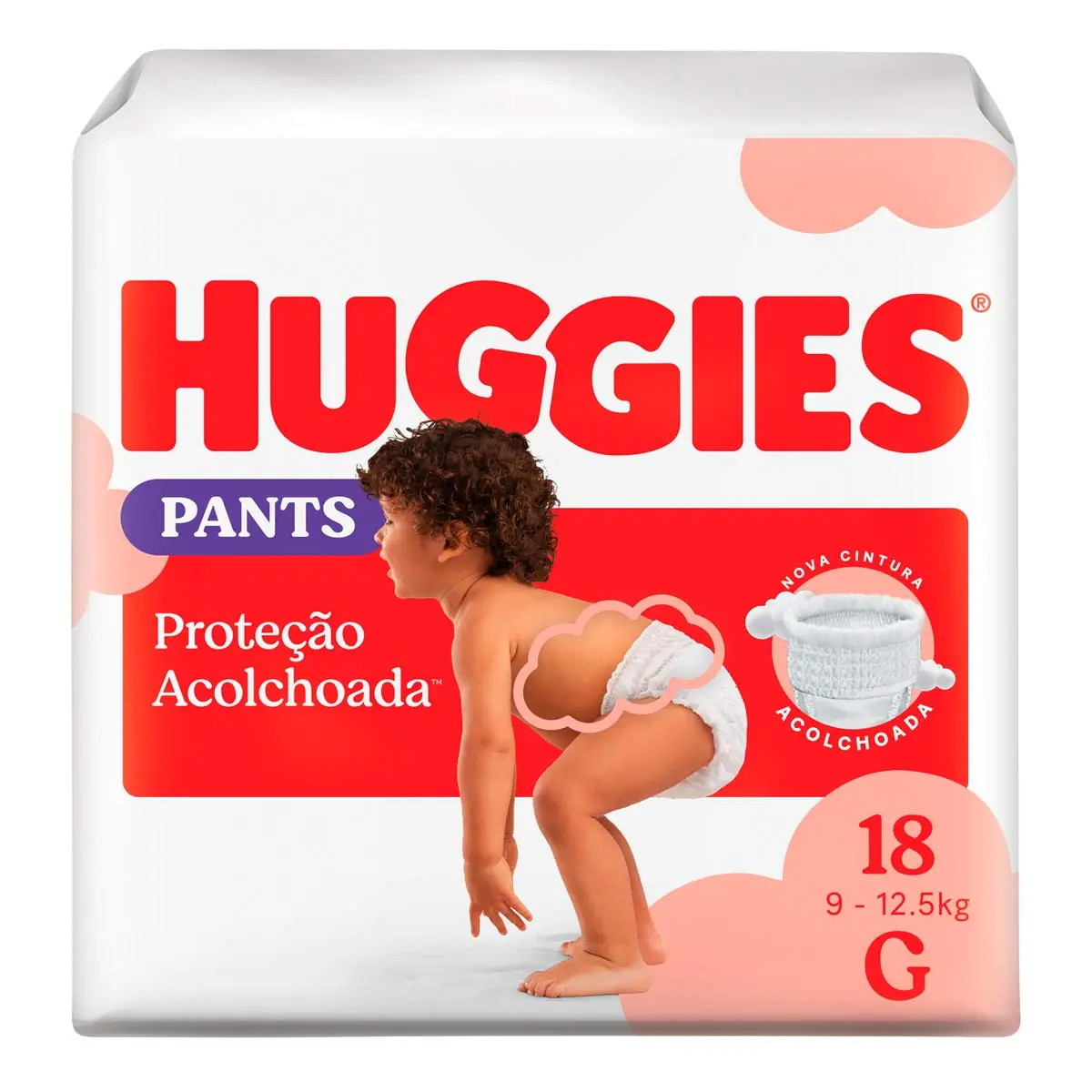 Fralda Descartável Infantil Roupinha Disney Baby Huggies Supreme Care G Pacote 18 Unidades