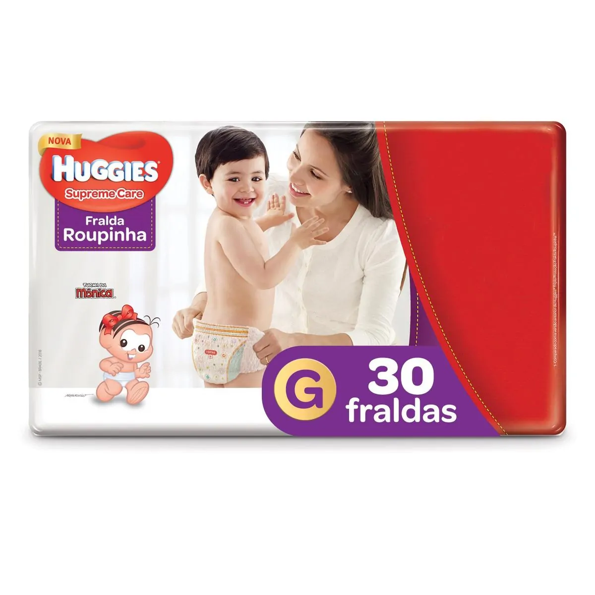 Fralda HUGGIES Supreme Care Roupinha G Pacote 30 Unidades