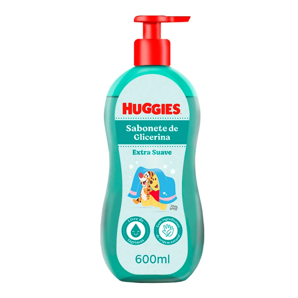 Sabonete Líquido Infantil HUGGIES Extra Suave Frasco 600ml
