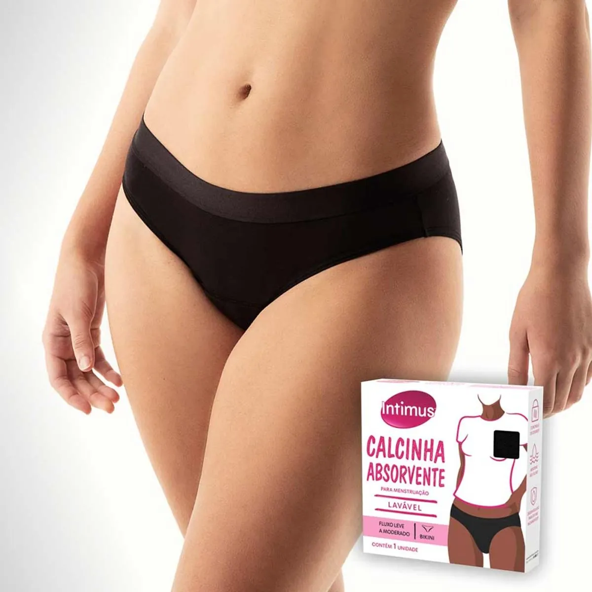 Calcinha Absorvente Lavável Bikini Intimus Gg