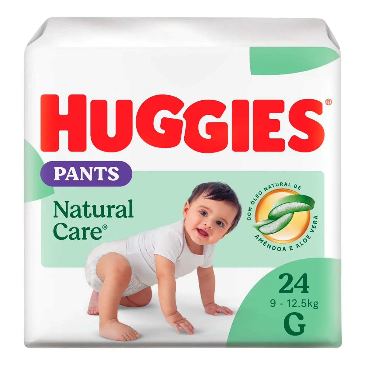 Fralda Pants HUGGIES Premium Natural Care G 24 Unidades