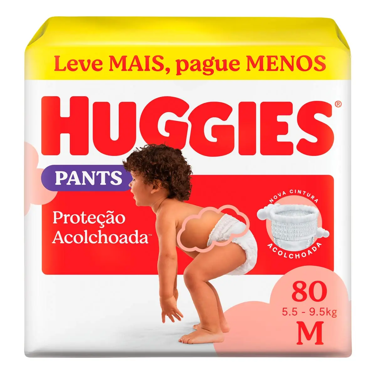 Fralda Descartável Infantil Roupinha Huggies Supreme Care M Pacote 80 Unidades Embalagem Econômica
