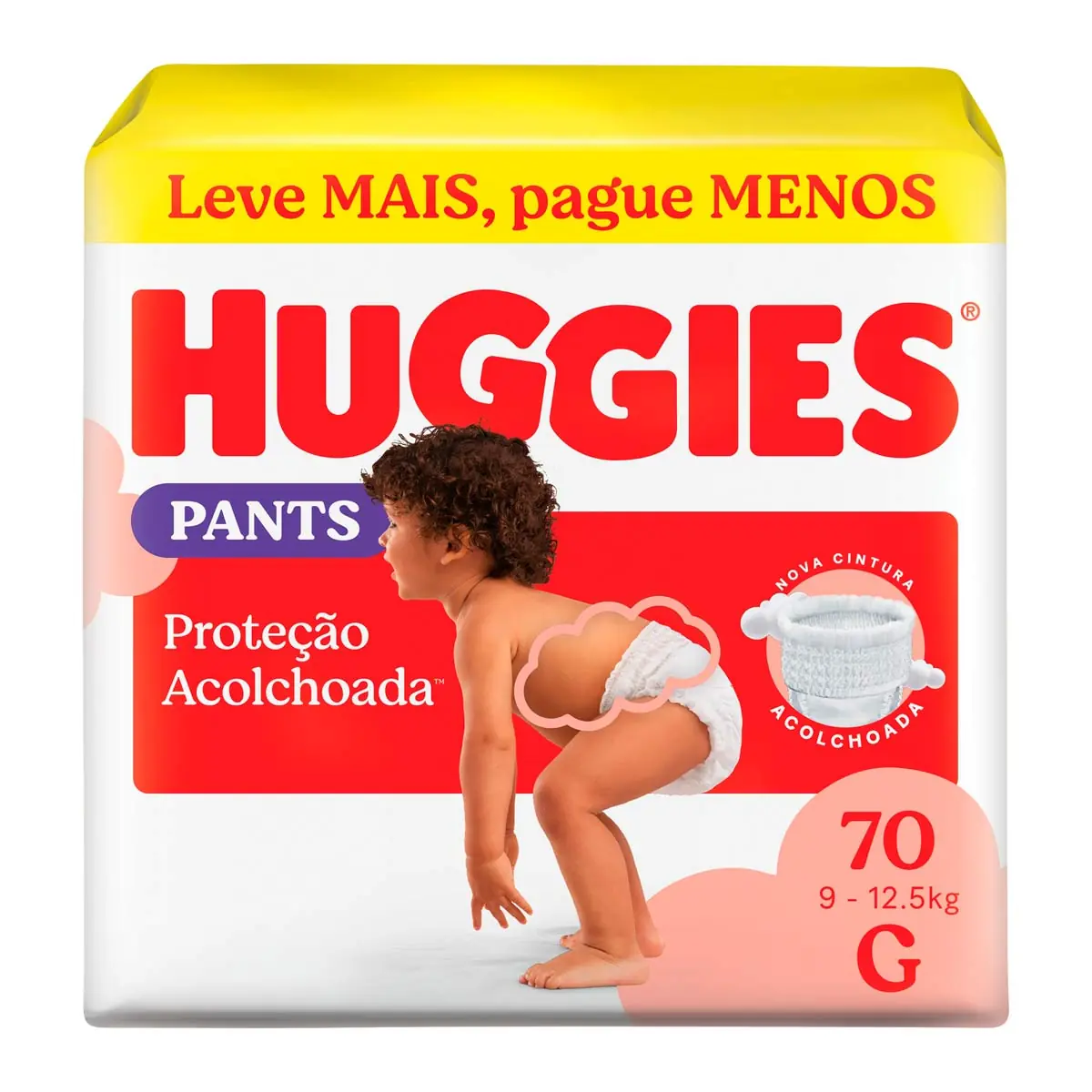 Fralda Descartável Infantil Roupinha Huggies Supreme Care G Pacote 70 Unidades Embalagem Econômica