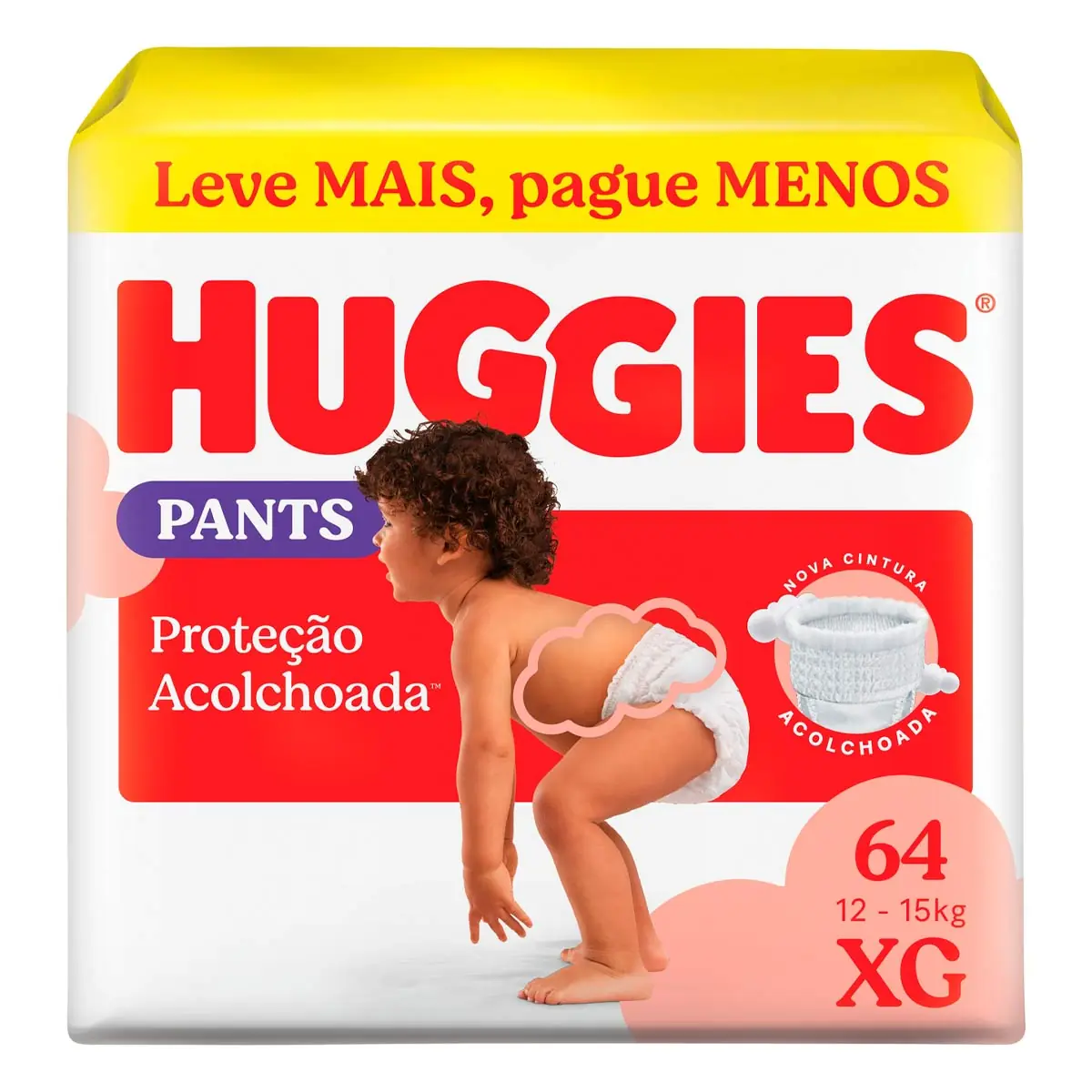 Fralda Descartável Infantil Roupinha Huggies Supreme Care Xg Pacote 64 Unidades Embalagem Econômica