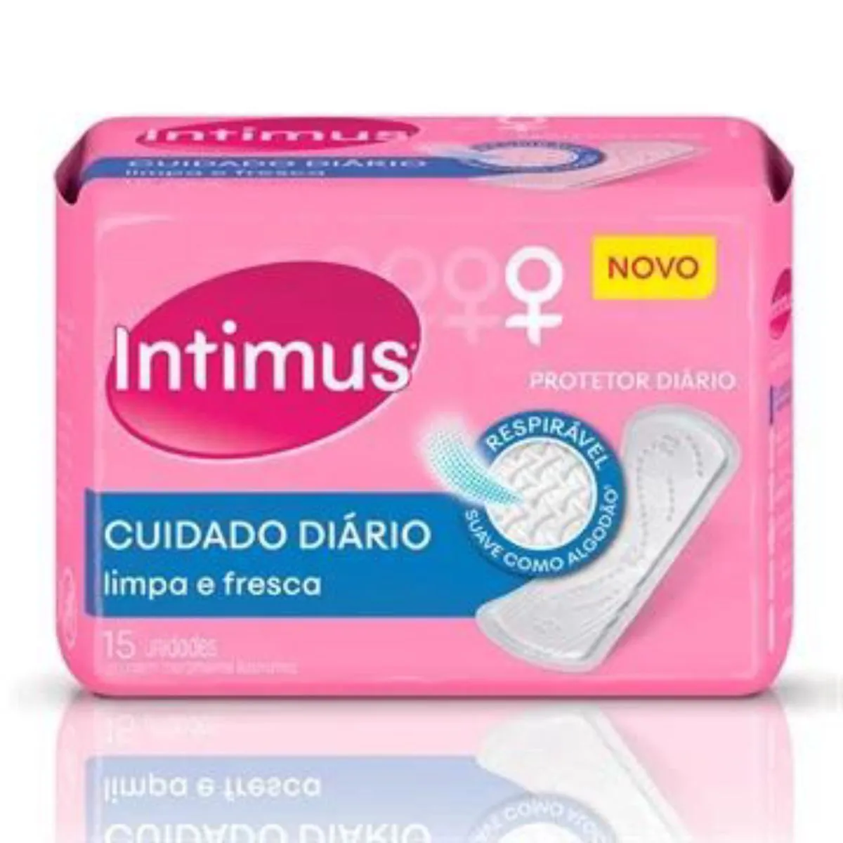 Protetor Diário Intimus® com indicador de troca - 15 Unidades