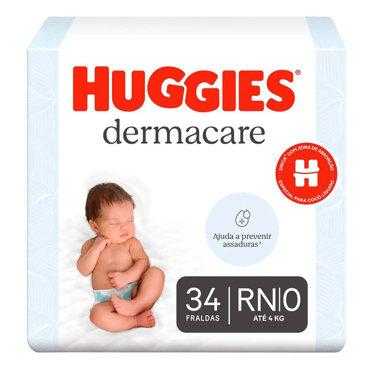 Fralda Huggies Premium Dermacare RN 34 Unidades