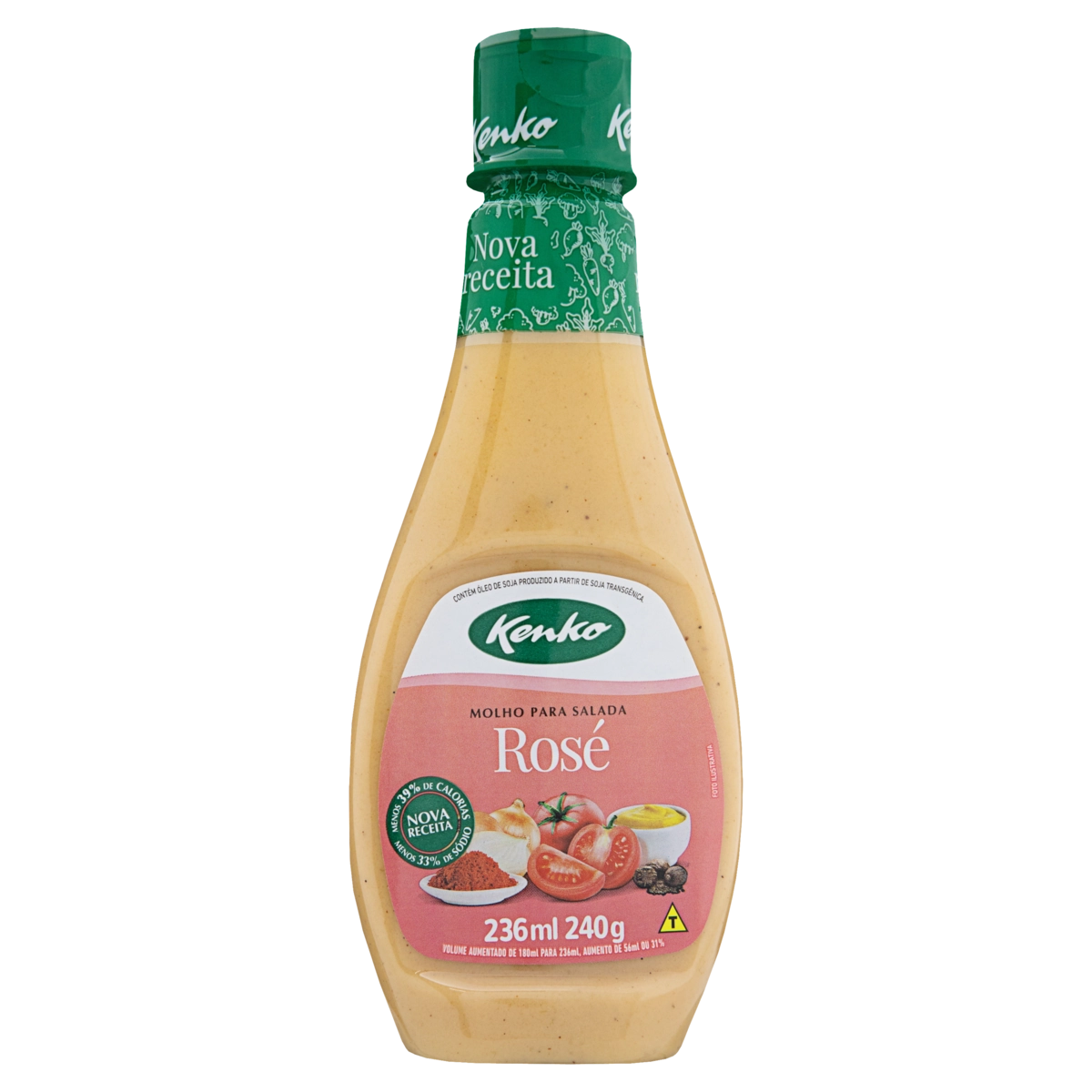 Molho Para Salada Rosê Kenko 236 ml