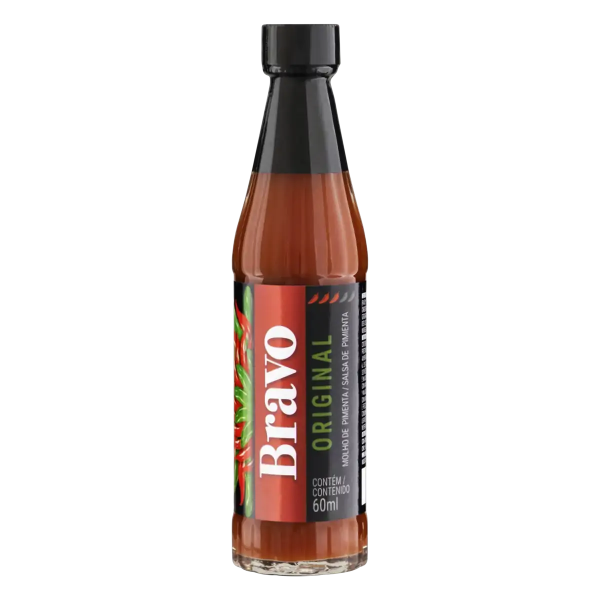 Molho De Pimenta Original Bravo Vidro 60ml