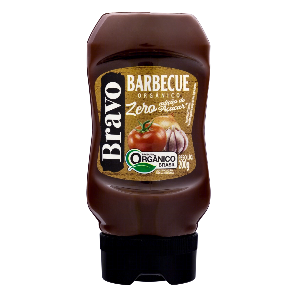 Molho Barbecue Orgânico Bravo Squeeze 200g