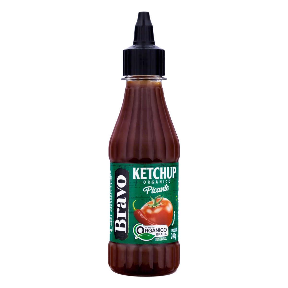 Ketchup Picante Orgânico Bravo Squeeze 240g
