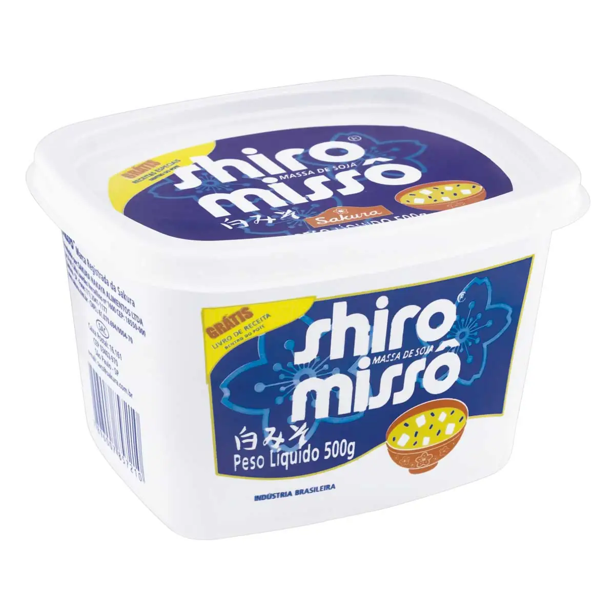 Massa de Soja Missô Shiro Pote 500g