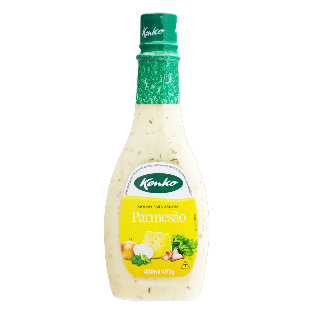 Molho Para Salada Parmesão Kenko Squeeze 480ml