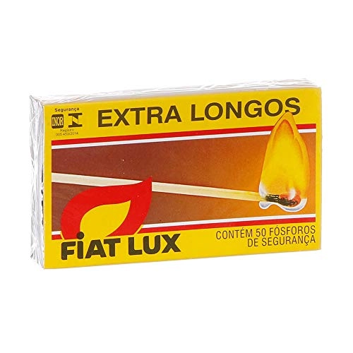 Fósforo De Segurança Extra Longo Fiat Lux 50 Unidades
