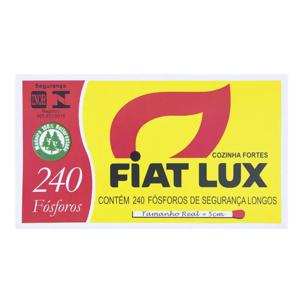 Fósforo Fiat Lux Cozinha 240unidade