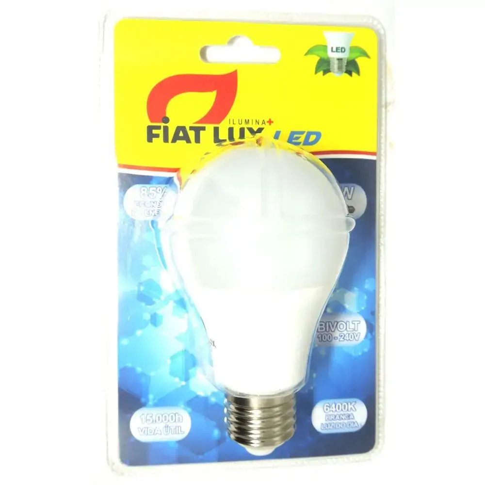 Lâmpada Led Branca L7w 40w 65a60 7w Fiat Lux Ilumina