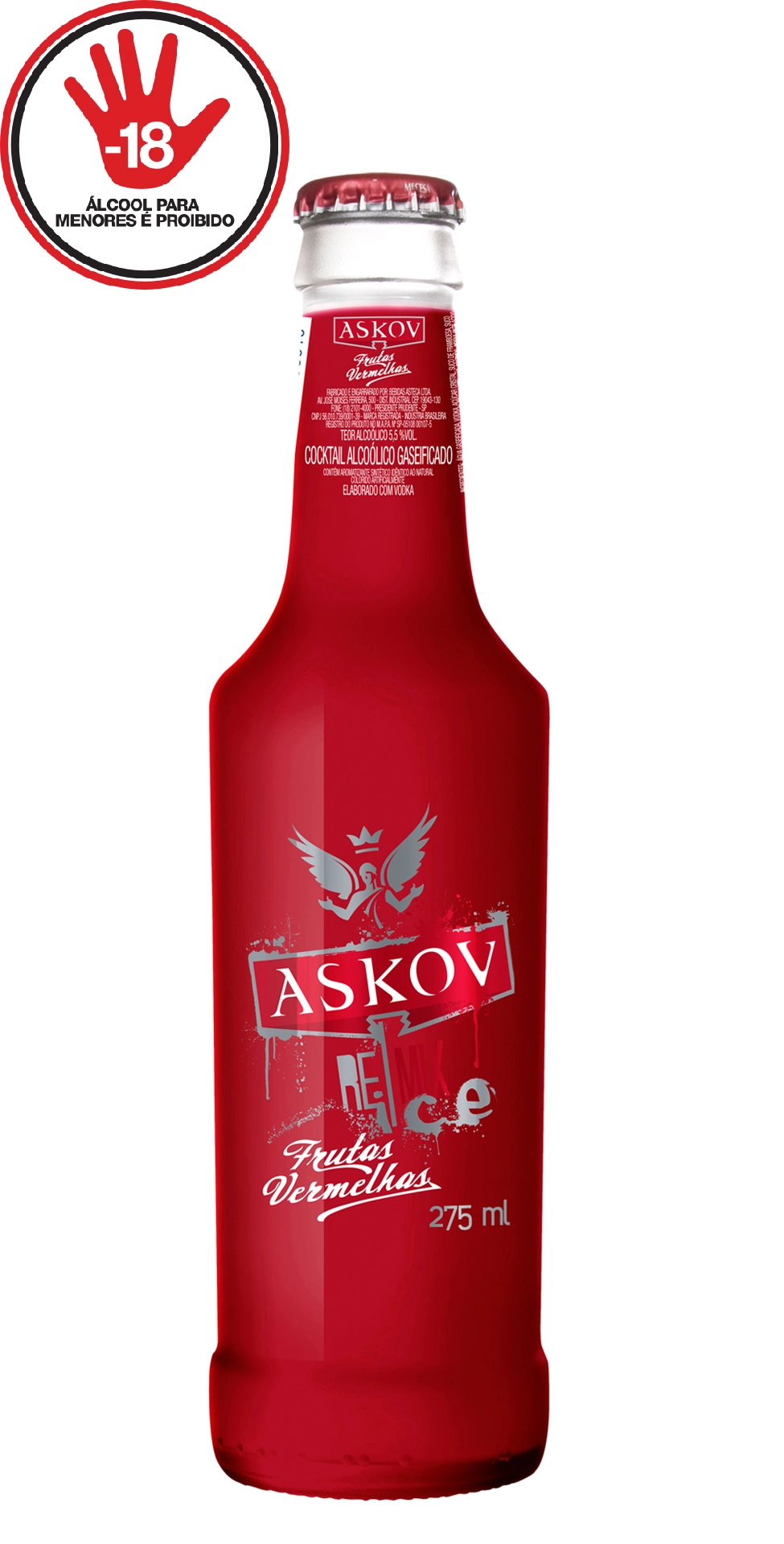 Barkov Ice 275ml Frutas Vermelhas