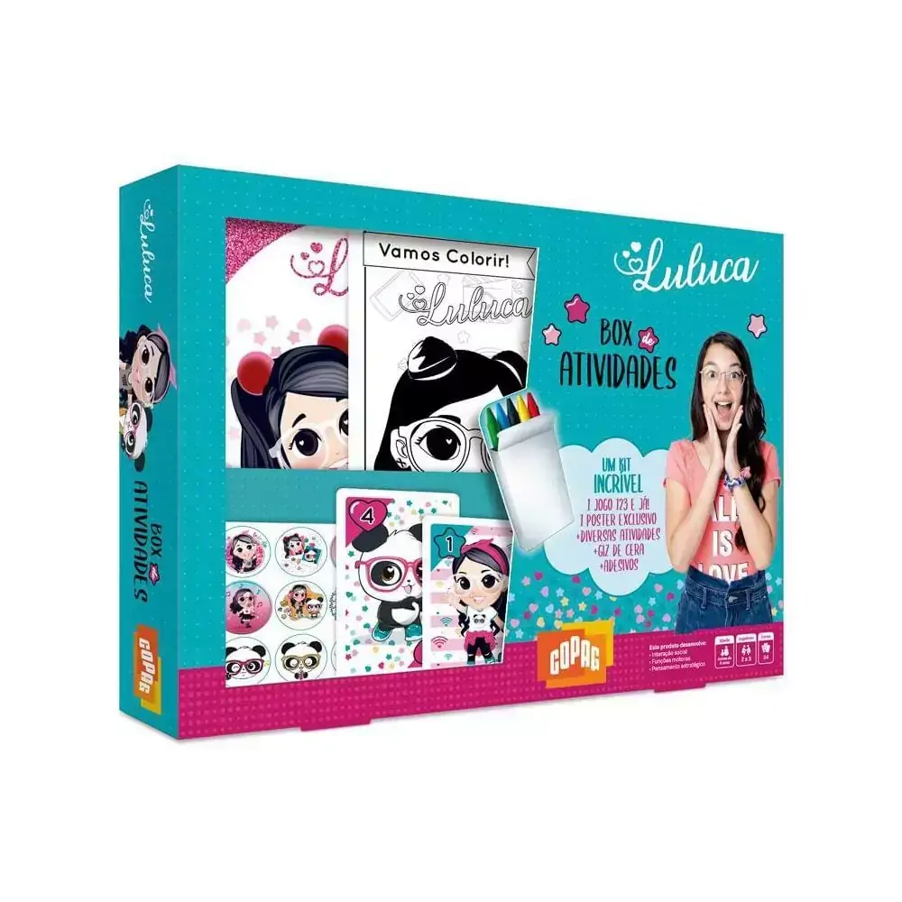 Conjunto De Atividades - Box Luluca - Copag