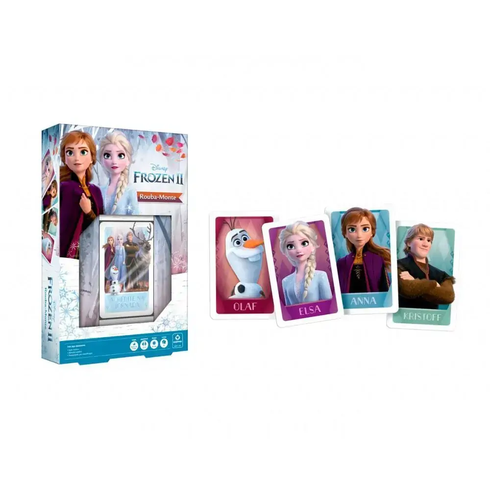Jogo de Cartas - Rouba Monte - Disney - Frozen 2 - Copag