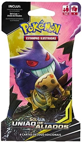 Jgs Brinq Carton Pokemon Sl9 Blister Unitario Cx. Master Uniao De Aliados