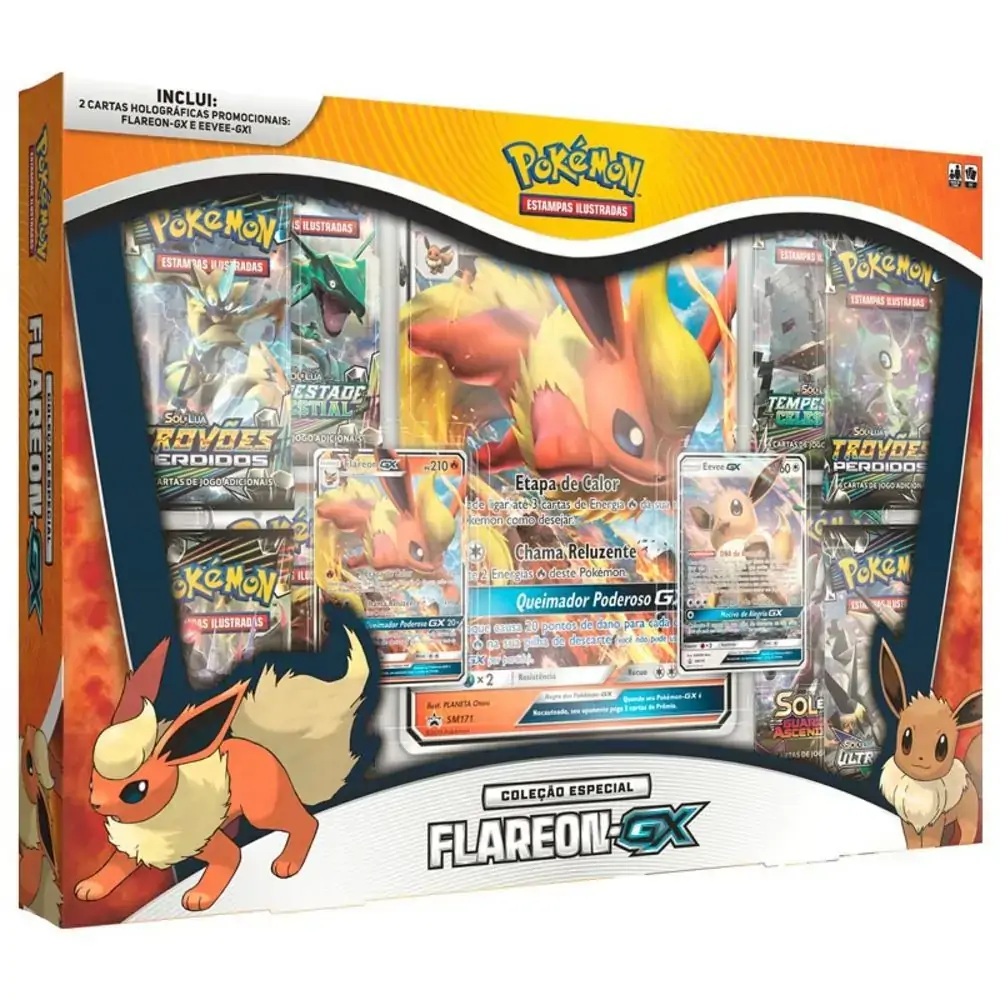 Jgs Brinq Carton Pokemon Box Flareon Vaporeon Jolteon