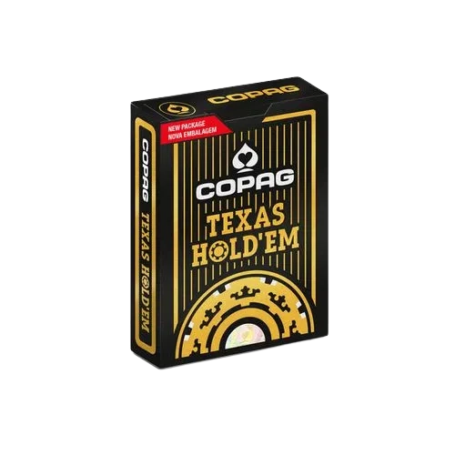 Jogo de Cartas - Baralho Profissional - Texas Hold'em - Vermelho/Preto - Copag