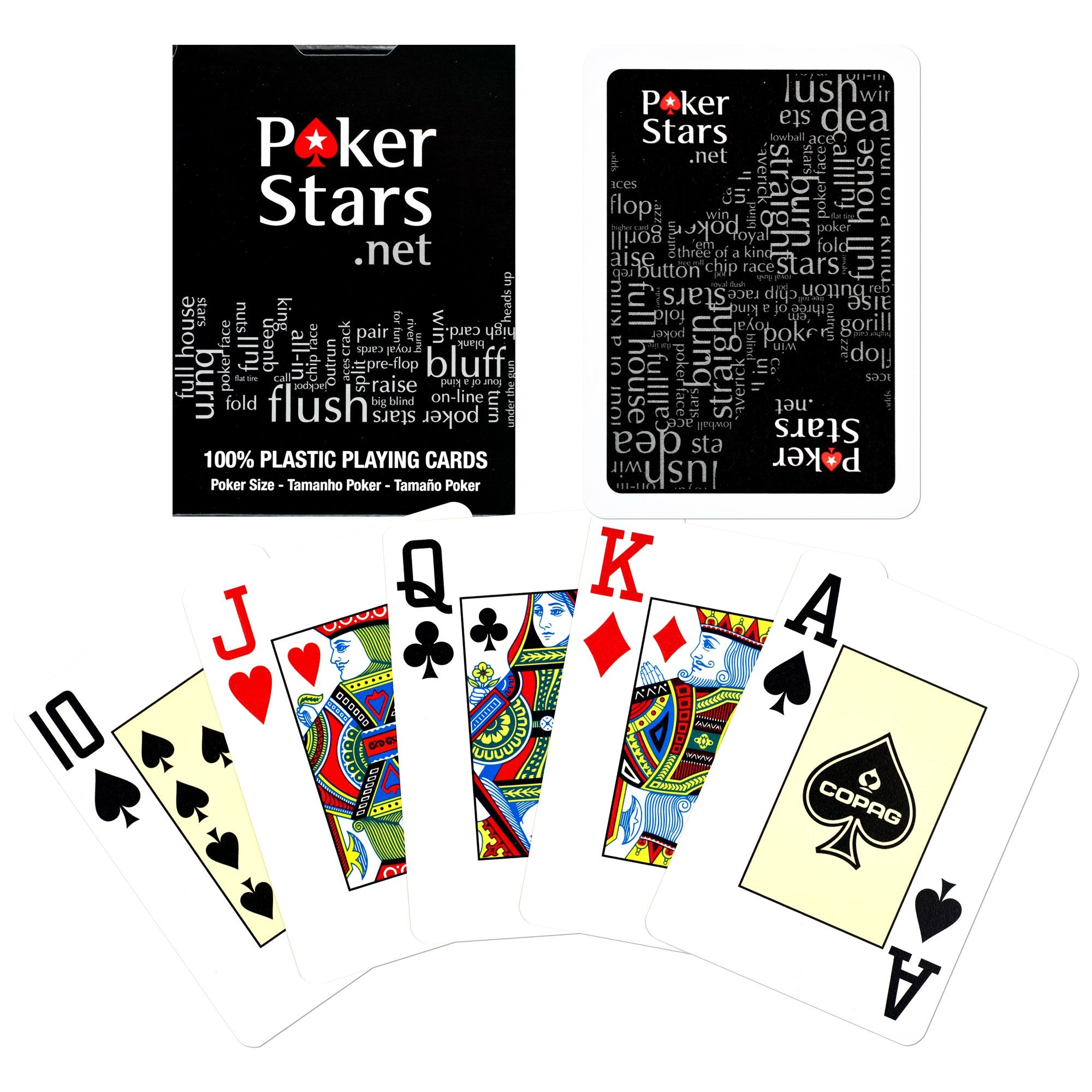 Baralho Copag Poker Stars C/52 Cartas