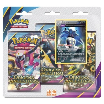 Blister Pokemon Triplo Xy Origens Ancestrais