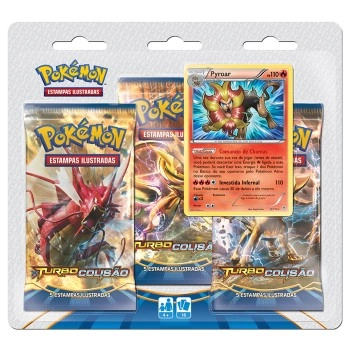Blister Pokemon Triplo Xy Turbo Colisao