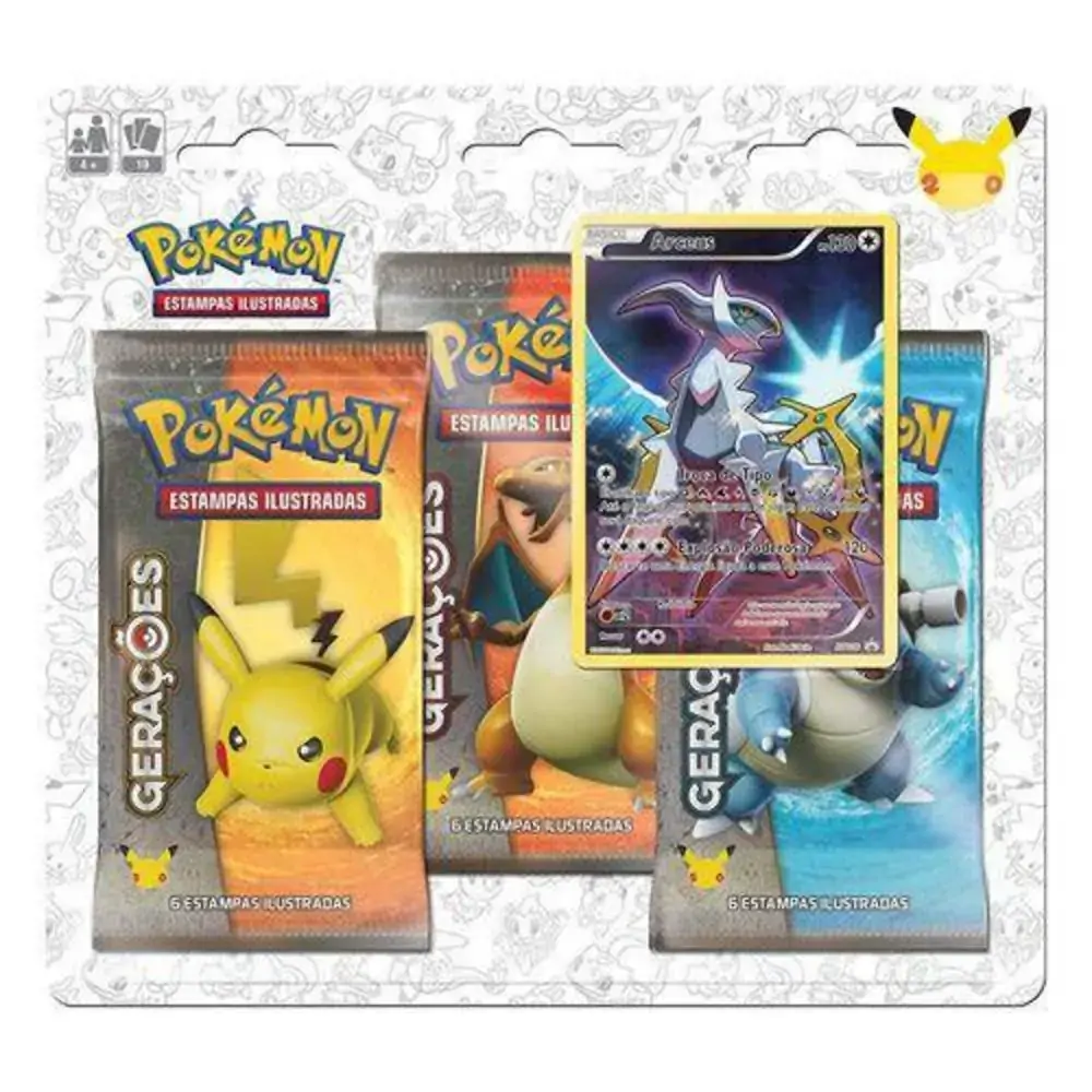 Blister Pokemon Triplo Geracoes Lote 3