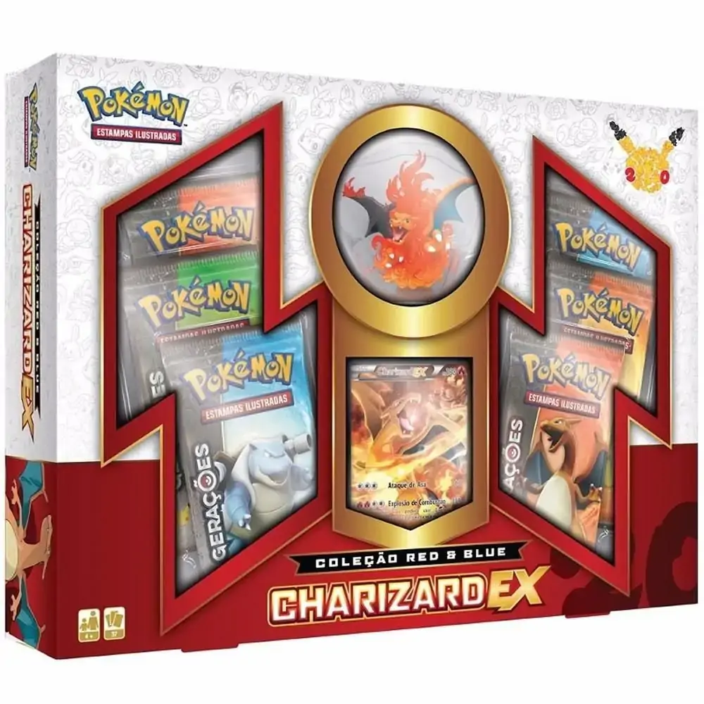 Box Pokemon Charizard Ex Geracoes