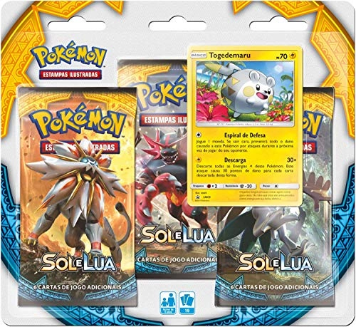 Blister Pokemon Triplo Sol E Lua 1