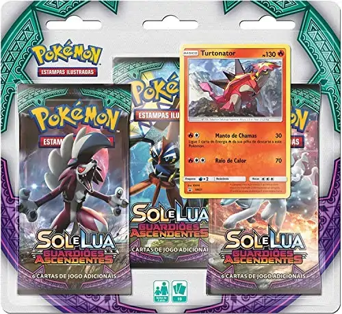 Blister Pokemon Triplo Sol E Lua 2 Guardioes