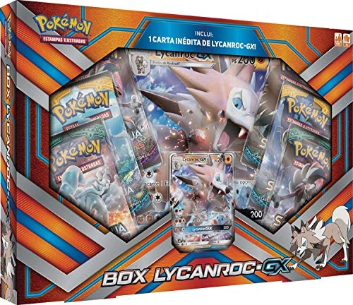 Box Pokemon Lycanroc Gx