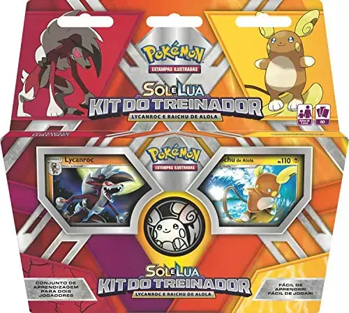 Kit Treinador Pokemon Lycanroc/raichu